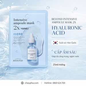 Mặt Nạ Cấp Ẩm Beyond Intensive Ampoule Mask 2X Hyaluronic Acid 25ml