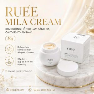 Kem Dưỡng RUÉE Mila Cream Mela Toning Hỗ Trợ Làm Sáng, Mờ Thâm Nám 50g