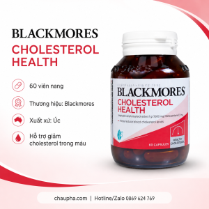 Blackmores Cholesterol Health 60 viên – Hỗ trợ giảm cholesterol trong máu